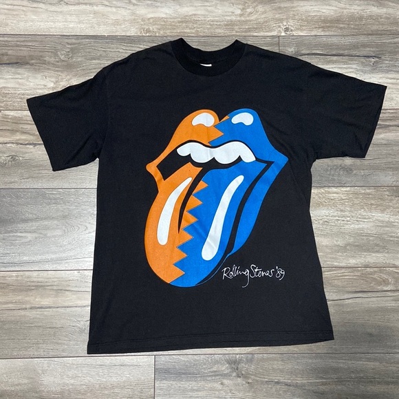 ORIGINAL 1989 Rolling Stones North American Tour T - Picture 1 of 7